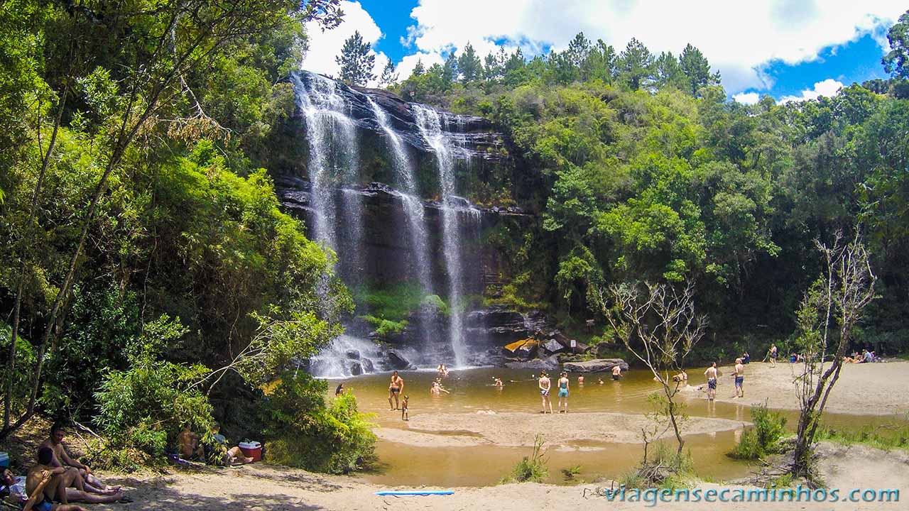 Prainha no poço da Cachoeira