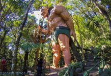 Gigante no Parque Florybal - Canela