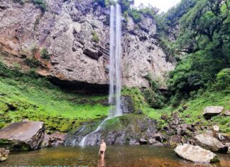 Parque 8 Cachoeiras - Cachoeira Gêmeas Gigantes