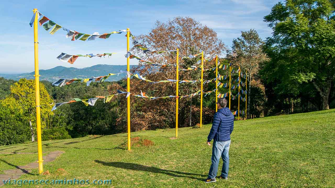 Templo budista na Serra Gaúcha