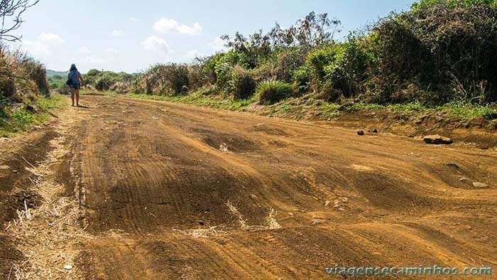 Estrada em Noronha