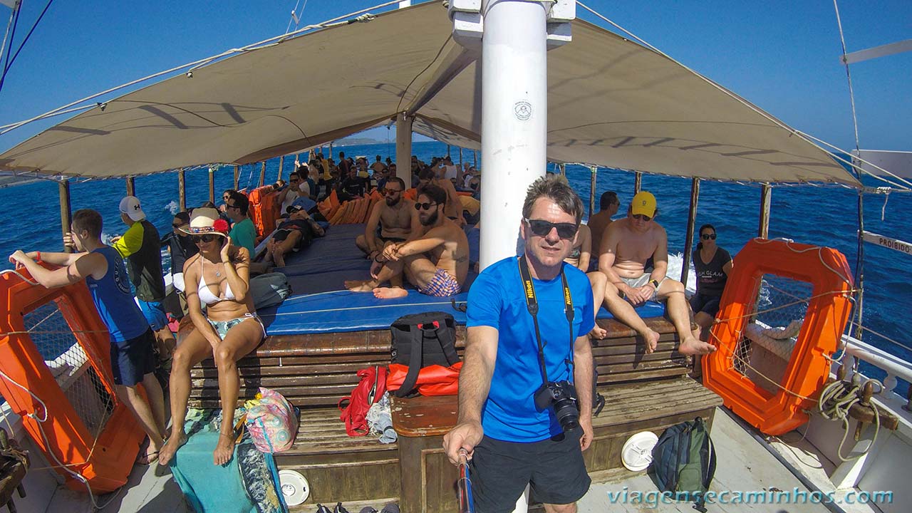 Passeio de barco em Fernando de Noronha