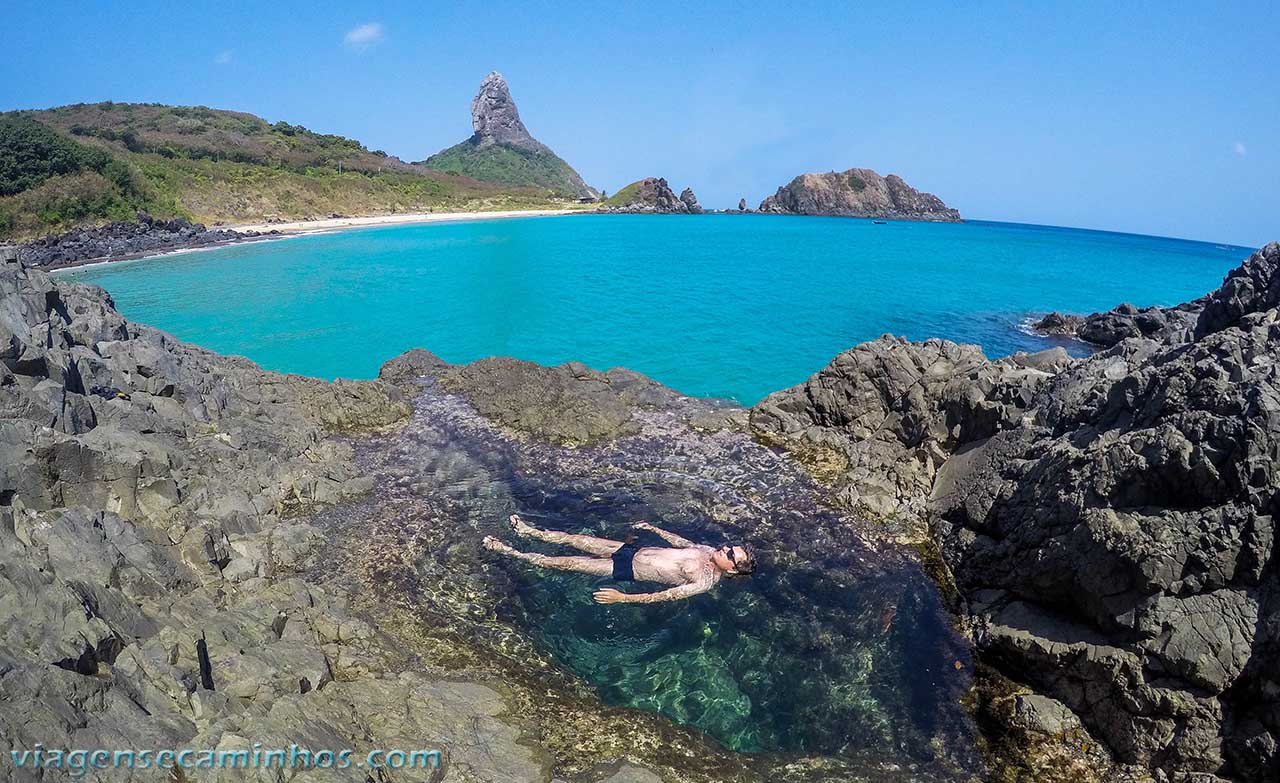 O que fazer em Fernando de Noronha: Piscina natural na Praia do Cachorro