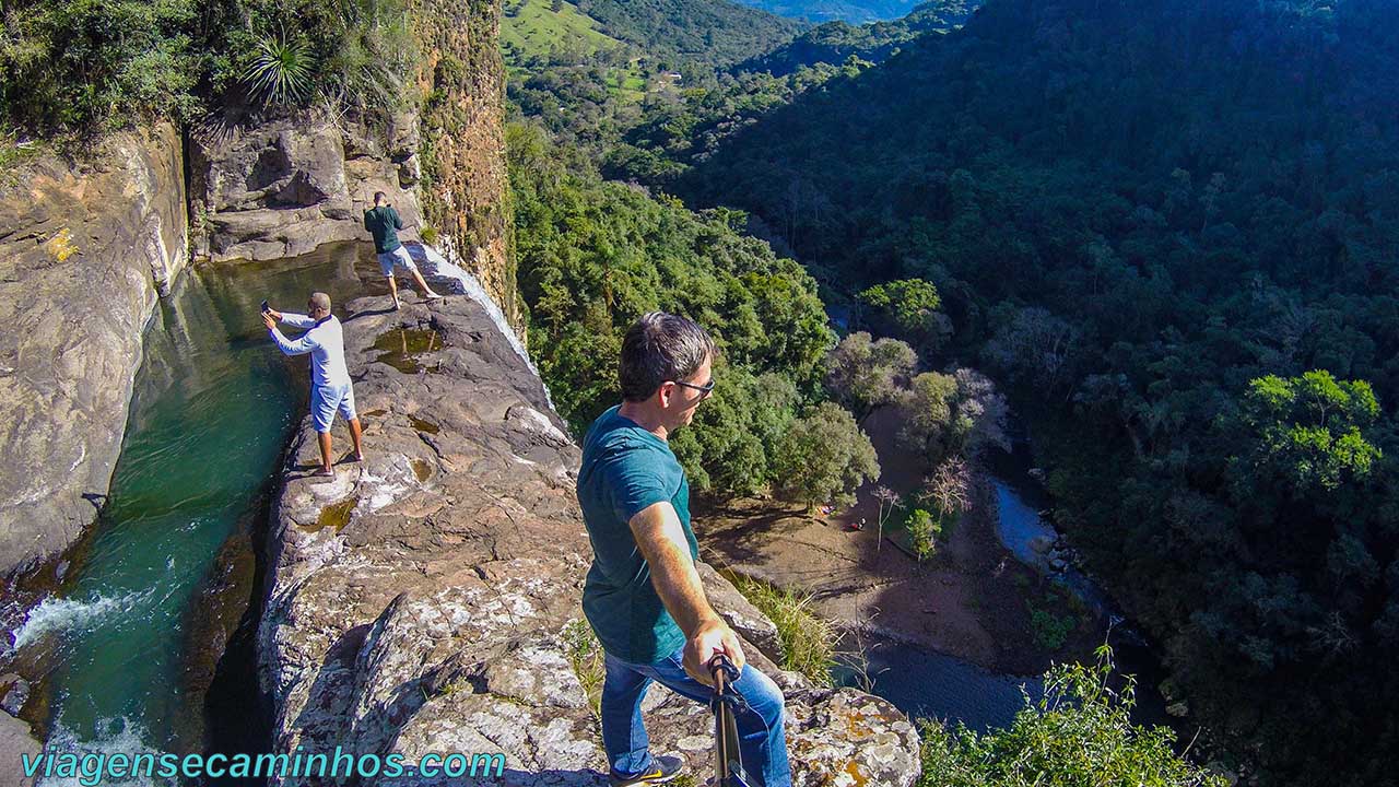 Topo da Cascata do Chuvisqueiro