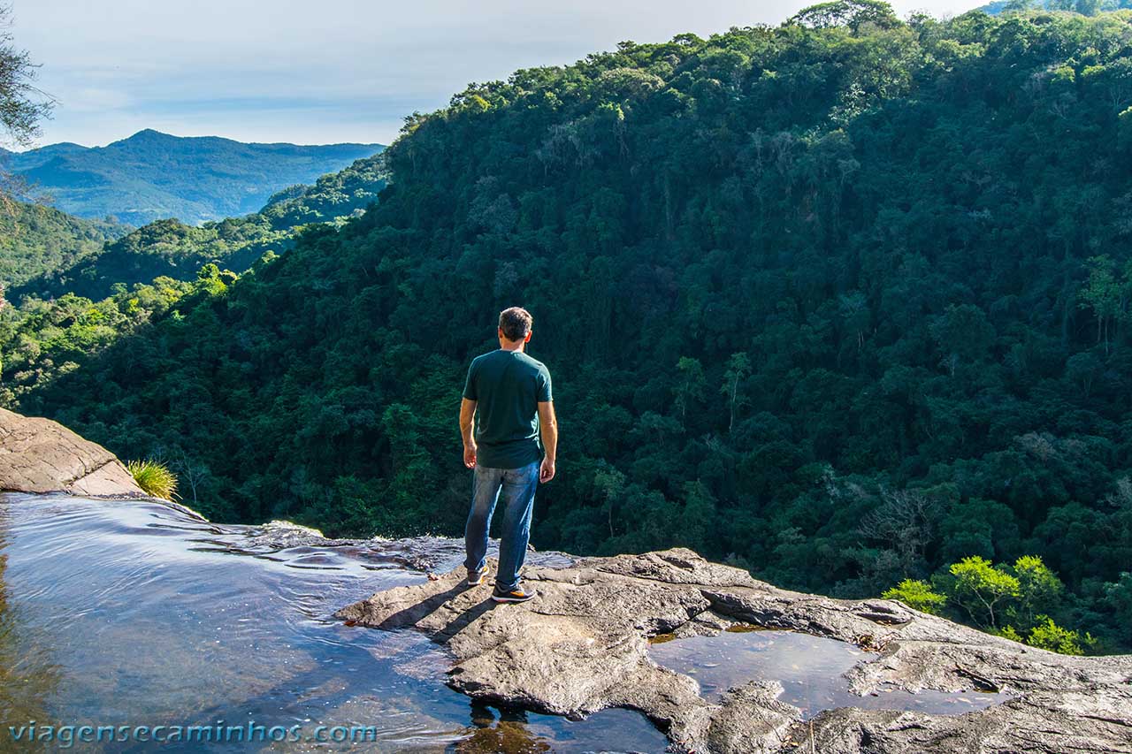 Topo da Cascata do Chuvisqueiro