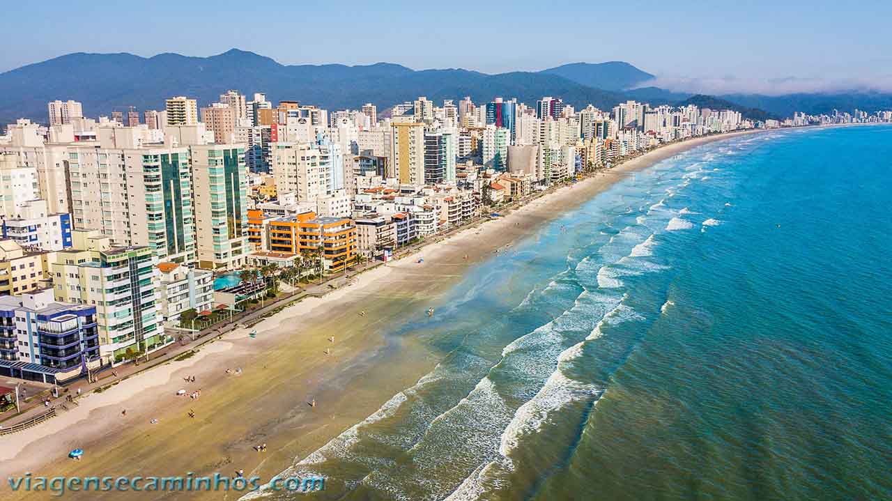 Vista aérea de Itapema Meia Praia