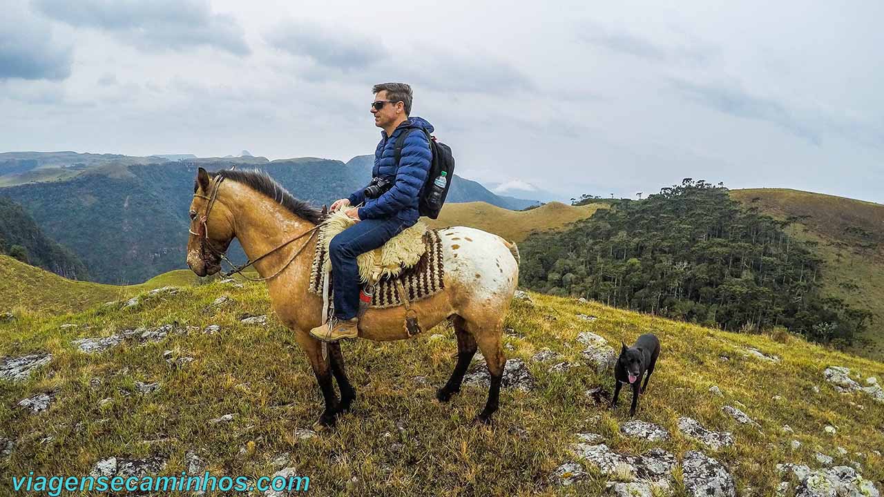 Passeio a cavalo na fazenda Morro da Cruzinha - Ausentes