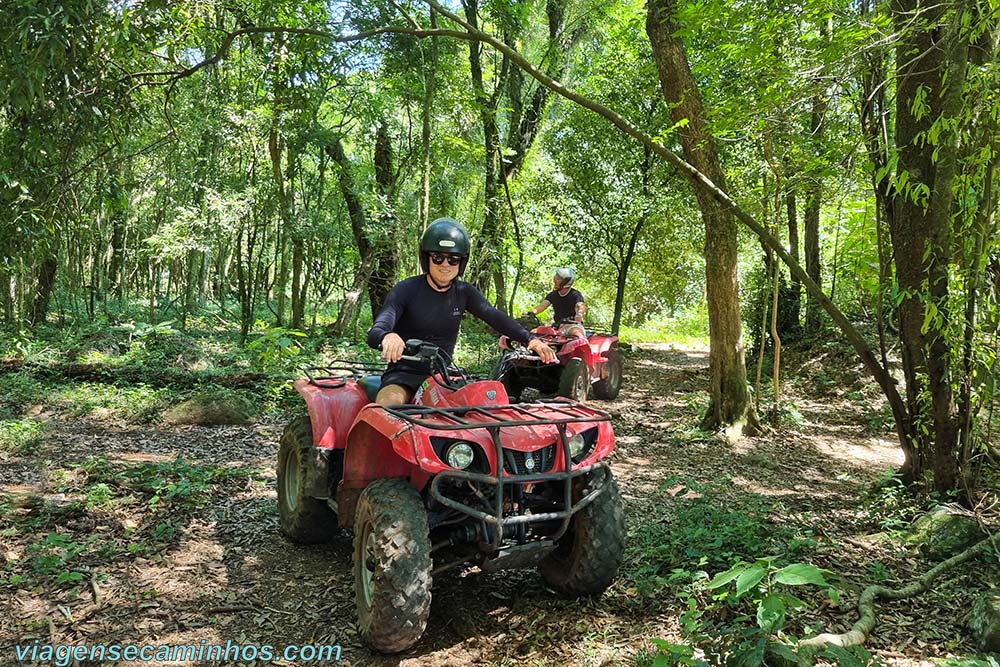 Quadriciclo no Brasil Raft Park - Três Coroas