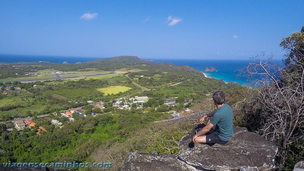 Vista da trilha do Piquinho - Fernando de Noronha