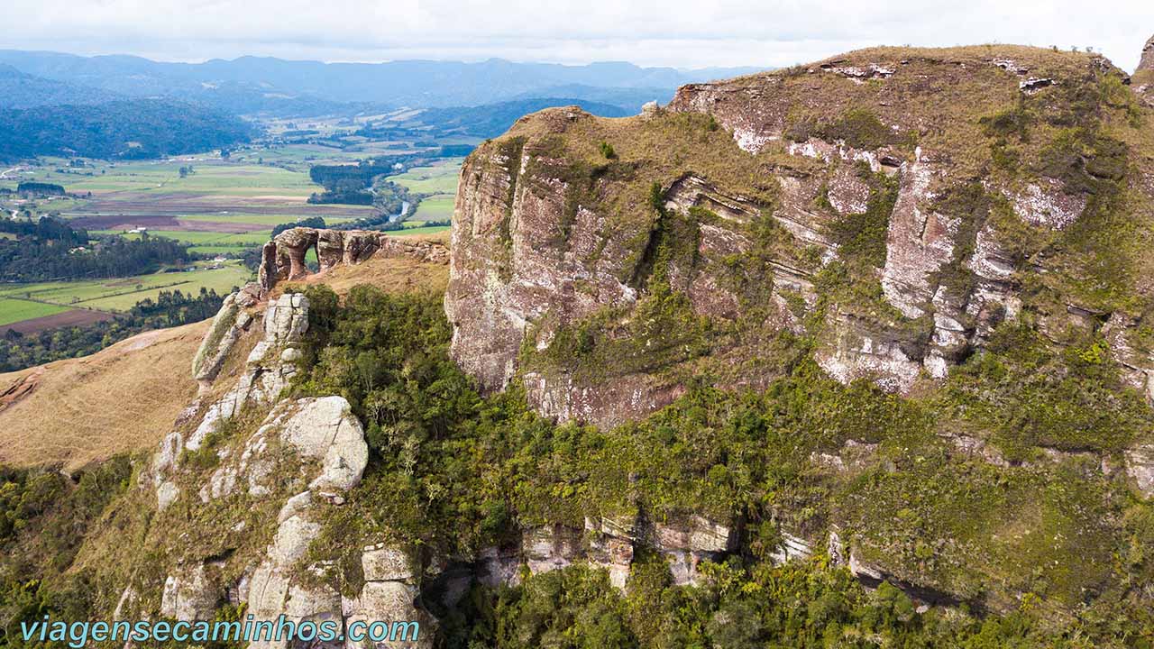 Morro do Campestre com drone