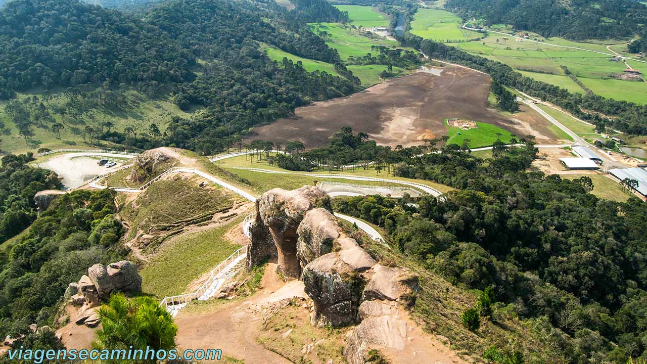 Vista do alto do Morro do Campestre - Urubici