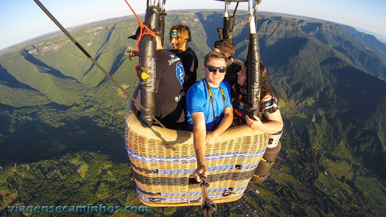 Passeio de balão em Praia Grande - SC