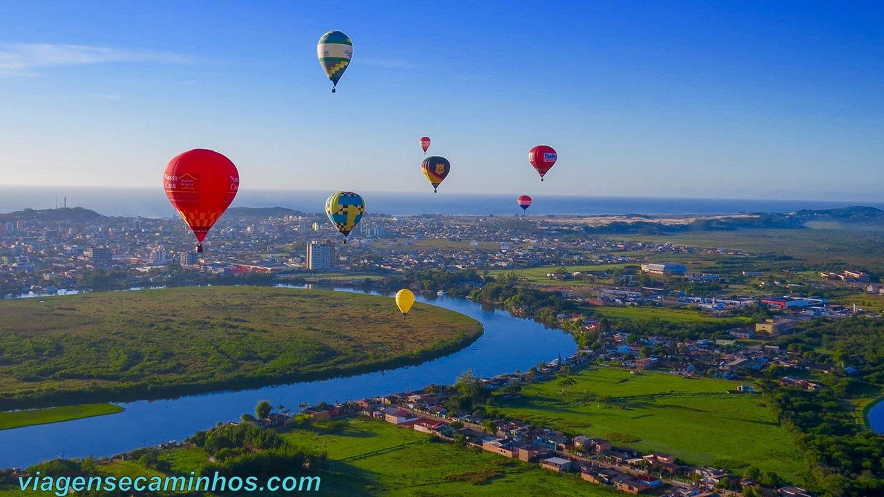 Voo de balão em Torres