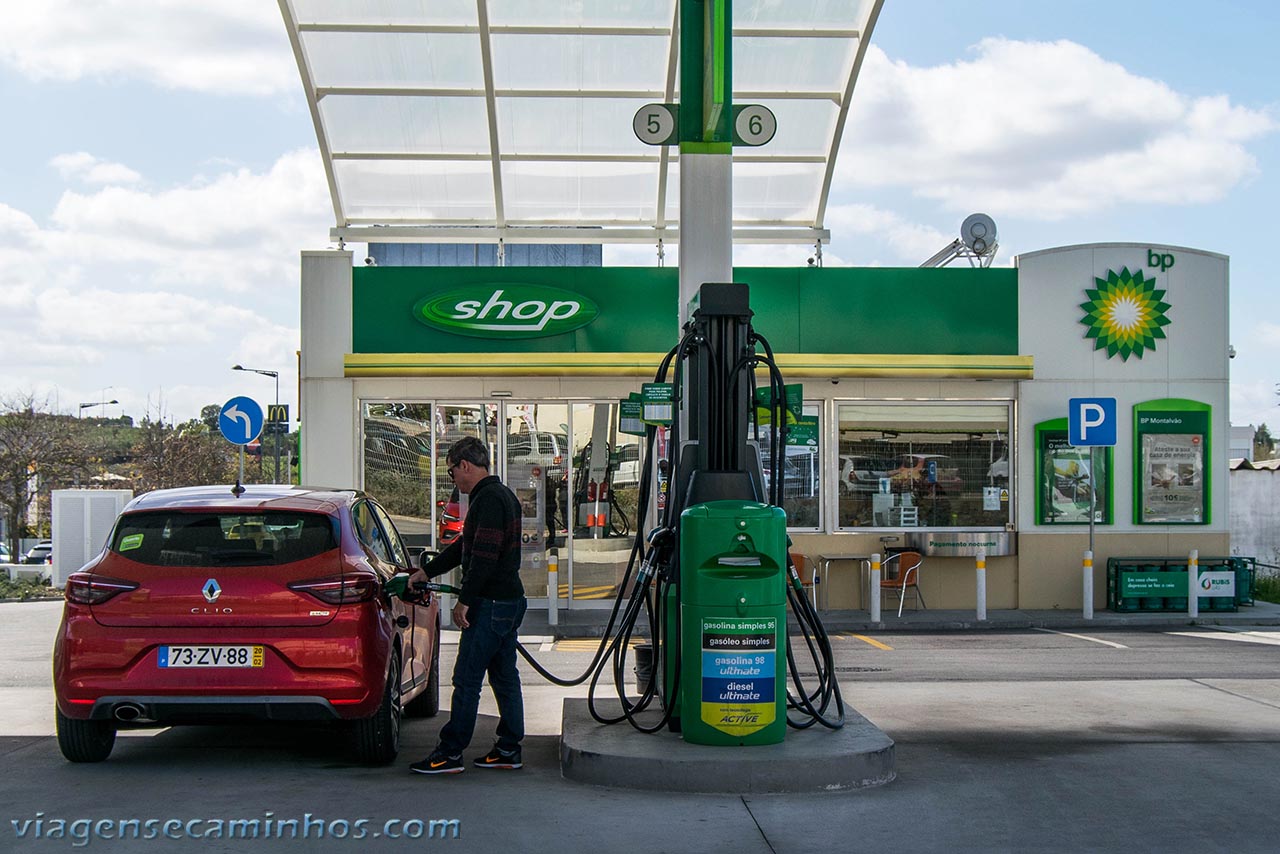 Posto de gasolina em Portugal