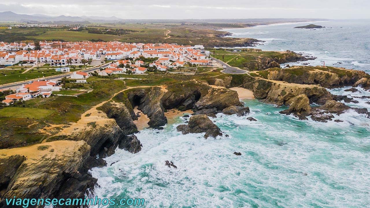 Vista aérea de Porto Covo