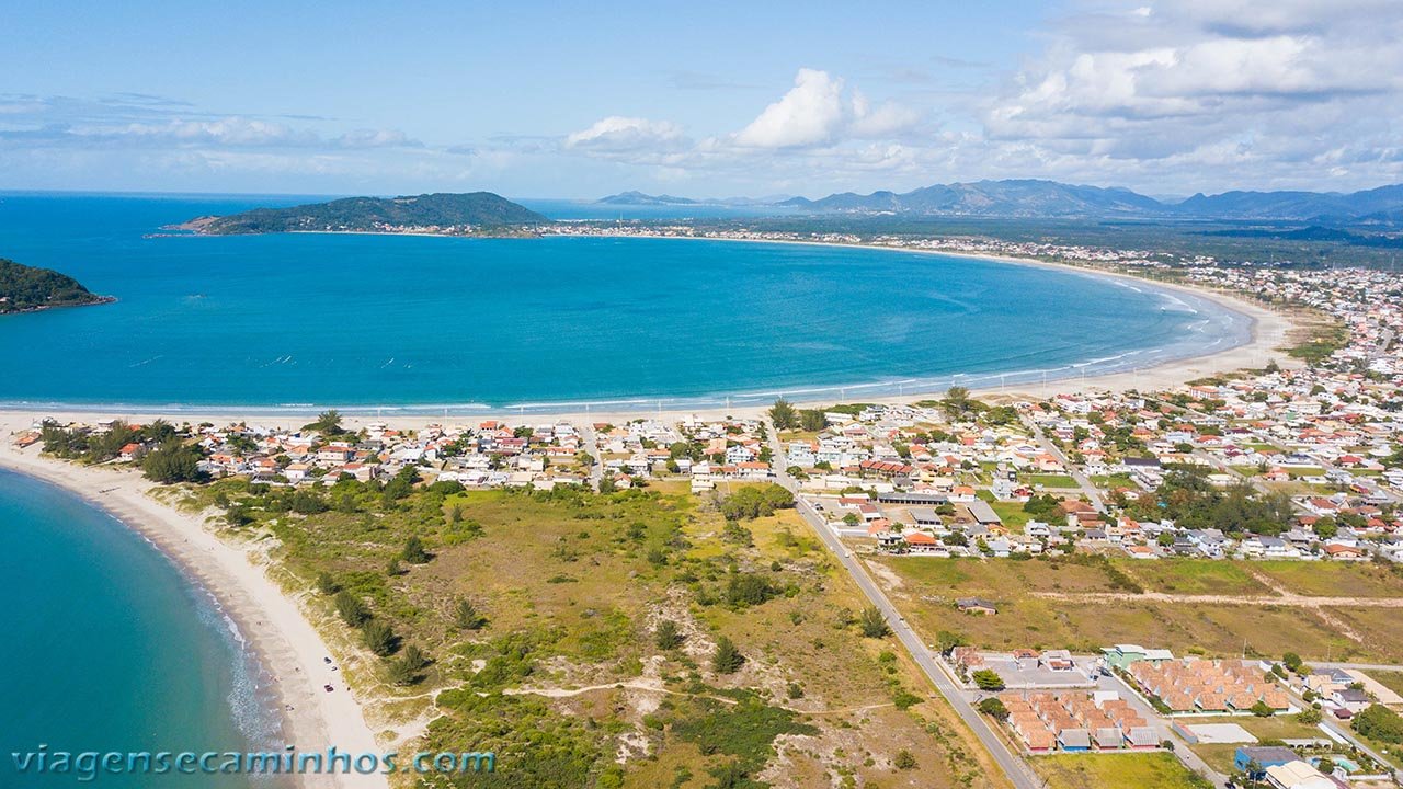 Vista aérea da Praia Pinheira - Palhoça
