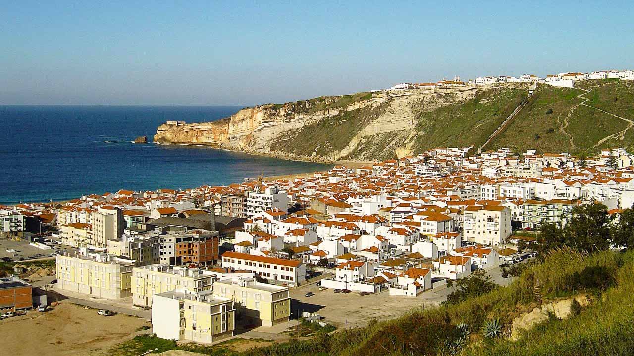 Nazaré vista do mirante da Pederneira