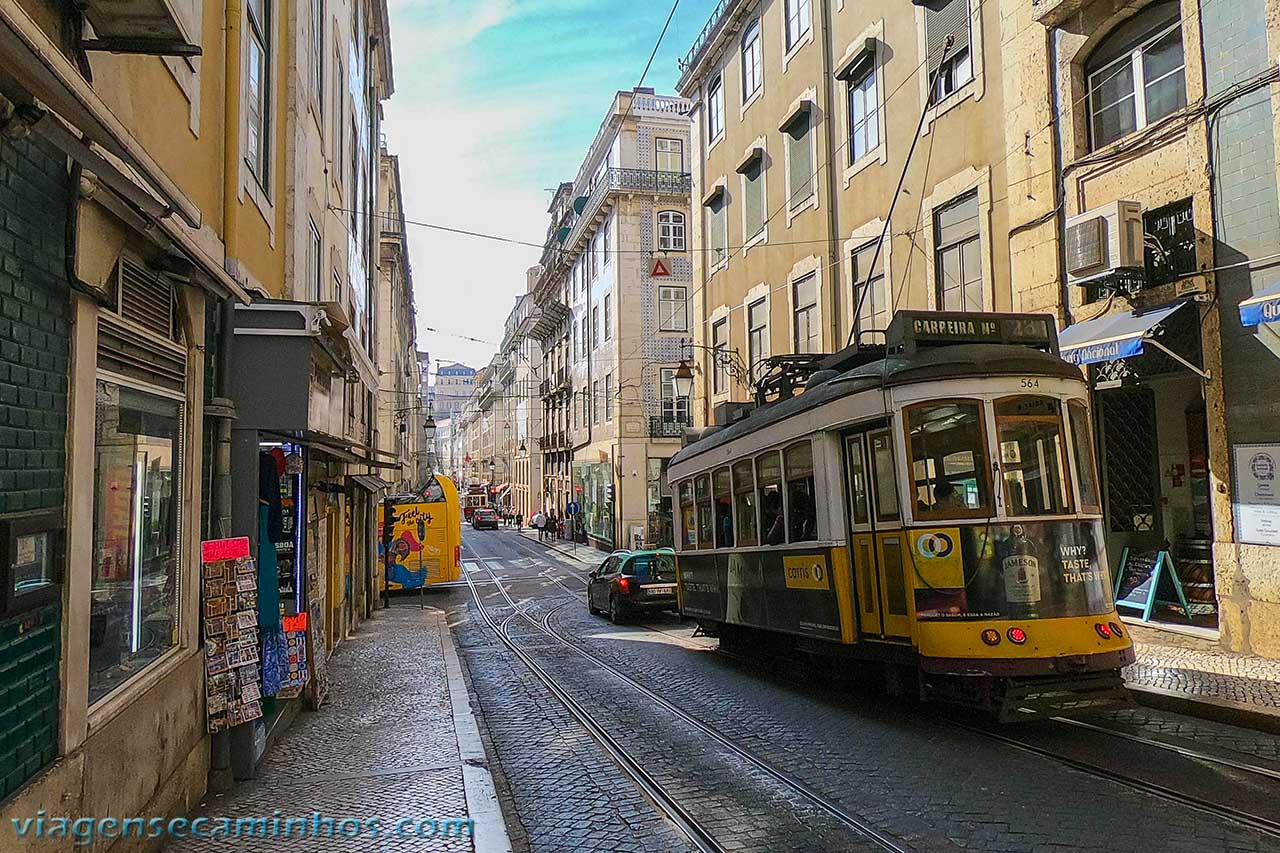 Bonde elétrico em Lisboa