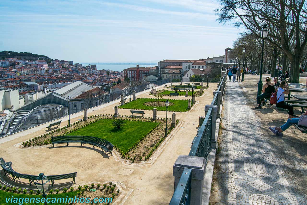 O que fazer em Lisboa: Jardim São Pedro de Alcântara