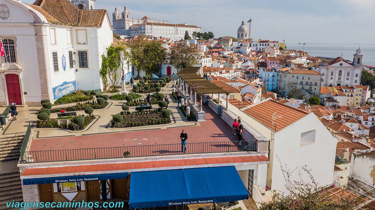 O que fazer em Lisboa: Miradouro Santa Luzia