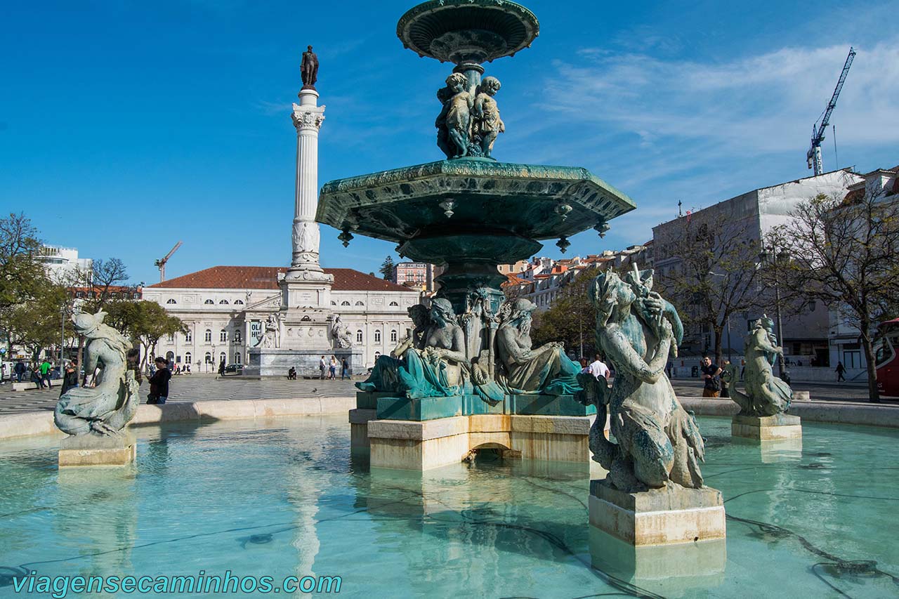 Praça do Róssio - Lisboa, Portugal