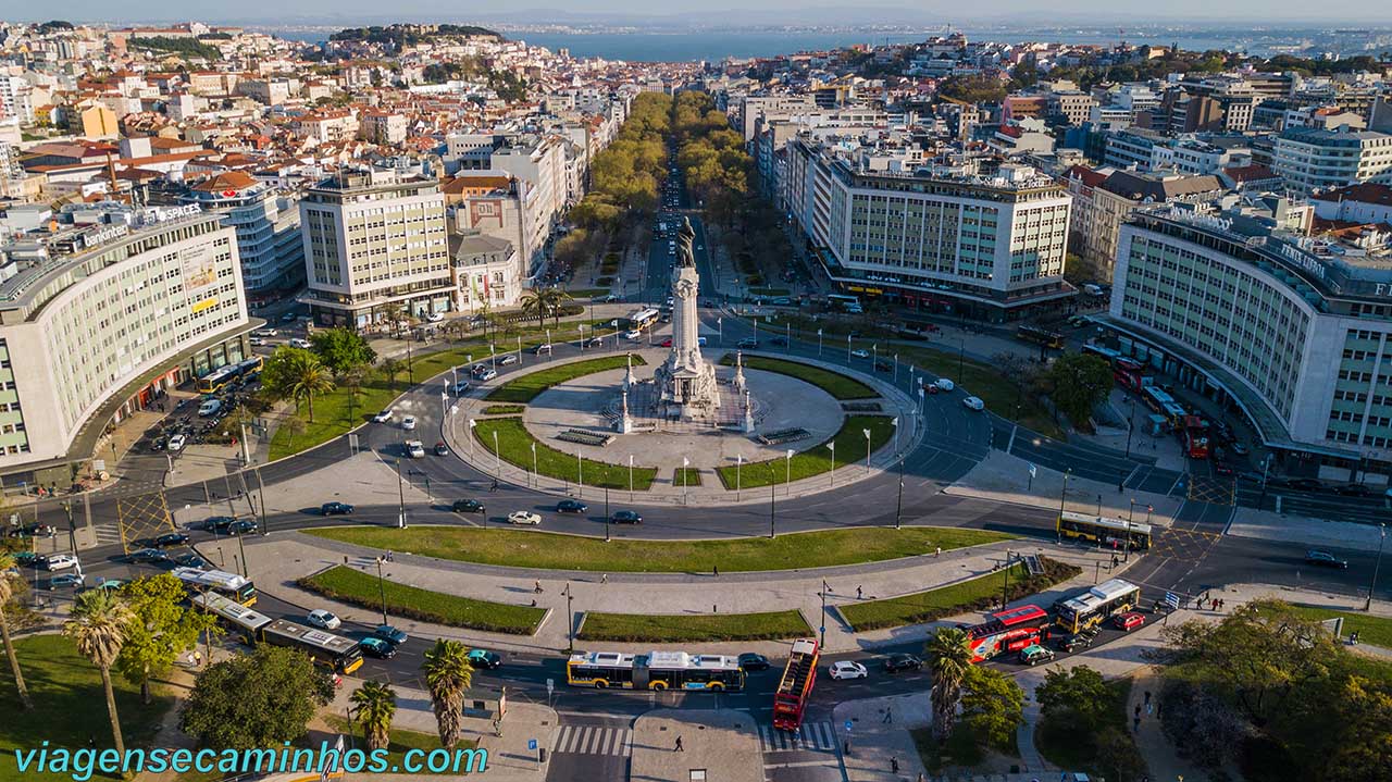 Praça Marquês de Pombal - Lisboa, Portugal
