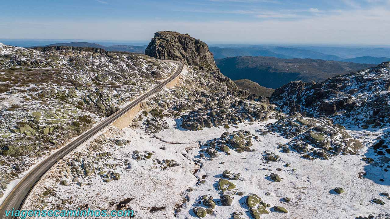 Vista aérea da Serra da Estrela - Portugal