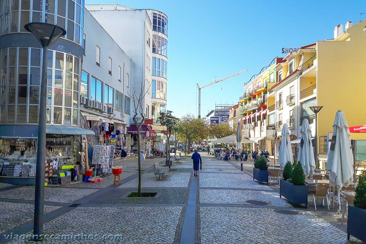 Comércio nas ruas de Fátima