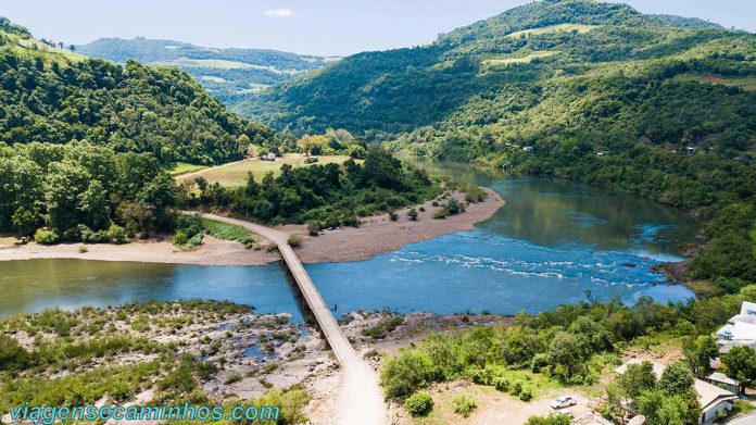 Rio das Antas em faria Lemos RS