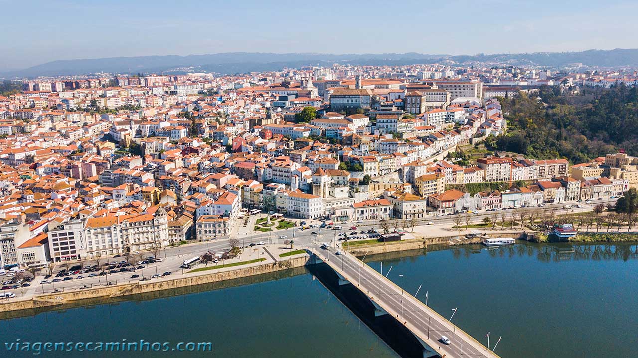 Vista aérea de Coimbra