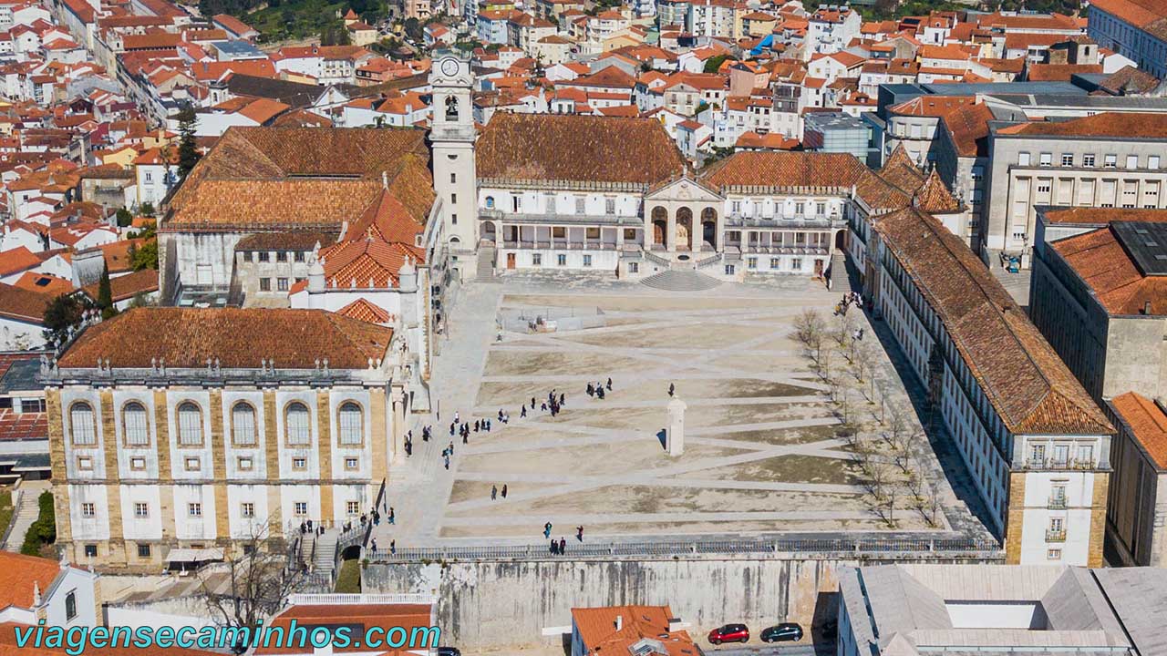 Vista aérea da Universidade de Coimbra