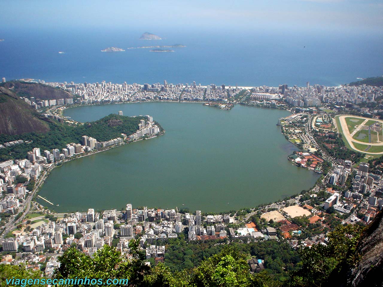 Lagoa Rodrigo de Freitas vista do Corcovado