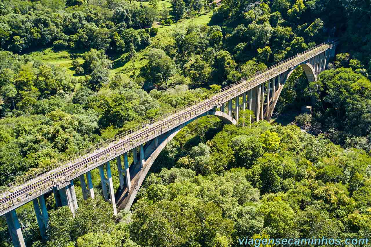 Ponte Ferroviária do rio Saltinho, na Serra Gaúcha