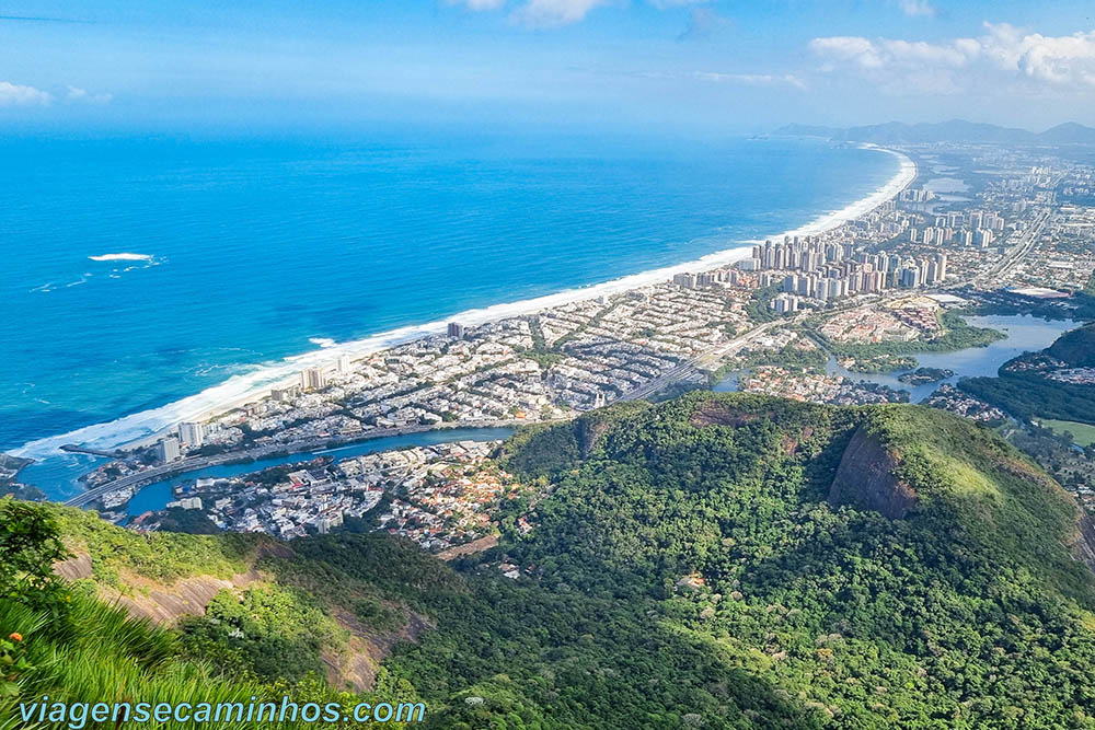 Rio de Janeiro - Barra da Tijuca vista da trilha da Pedra da Gávea