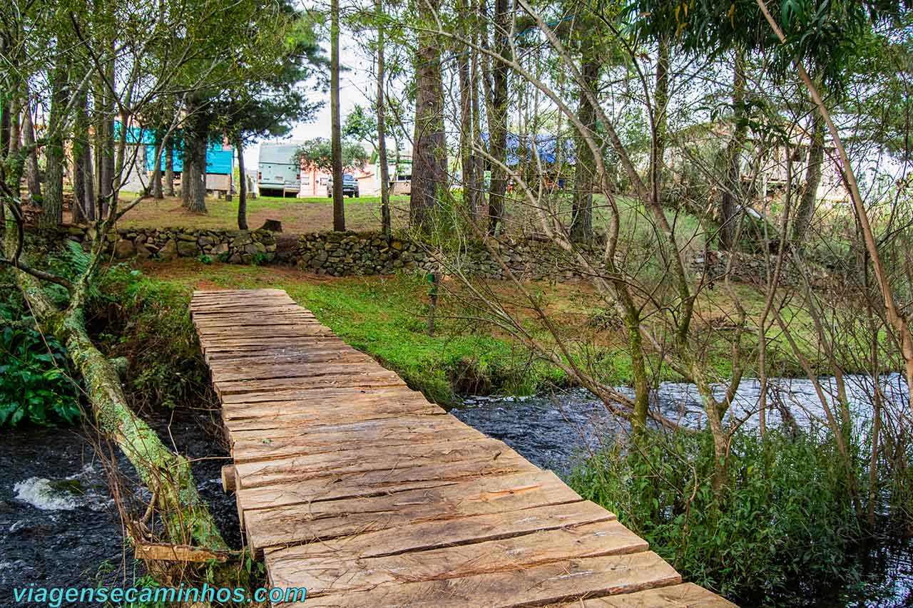 Ponte de acesso á ilha