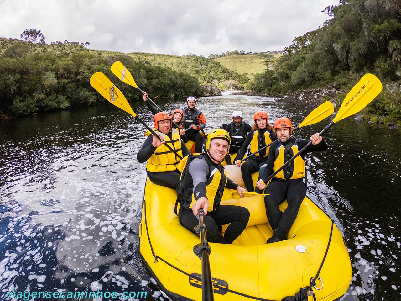 Rafting no Rio Pelotas