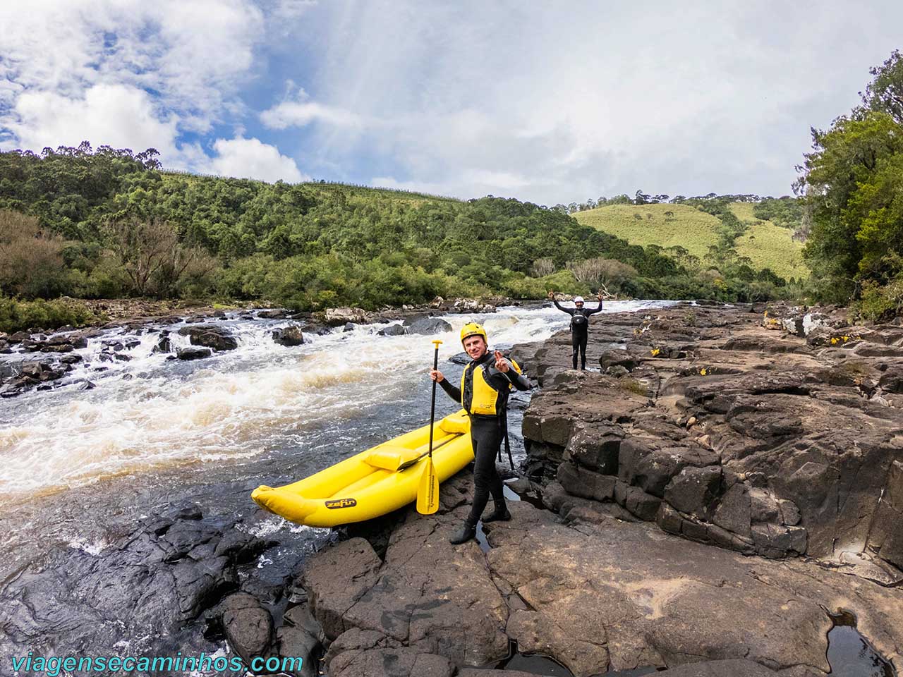 Rafting no Rio Pelotas