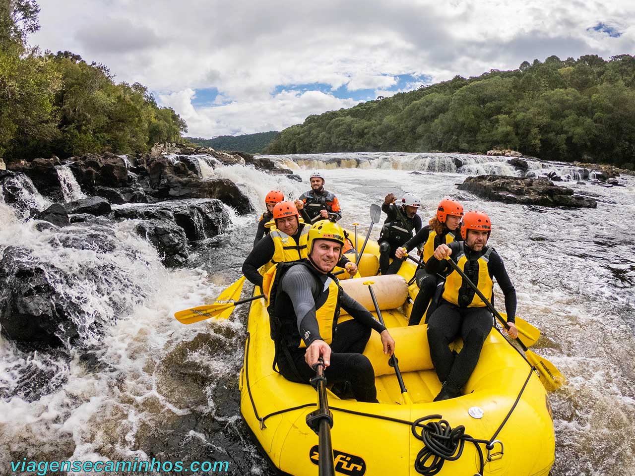 Rafting no Rio Pelotas