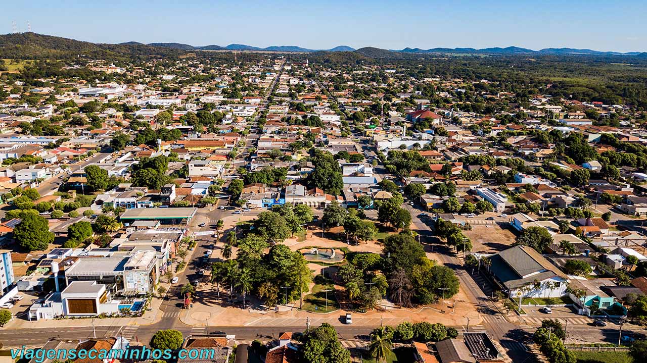 Vista aérea de Bonito MS