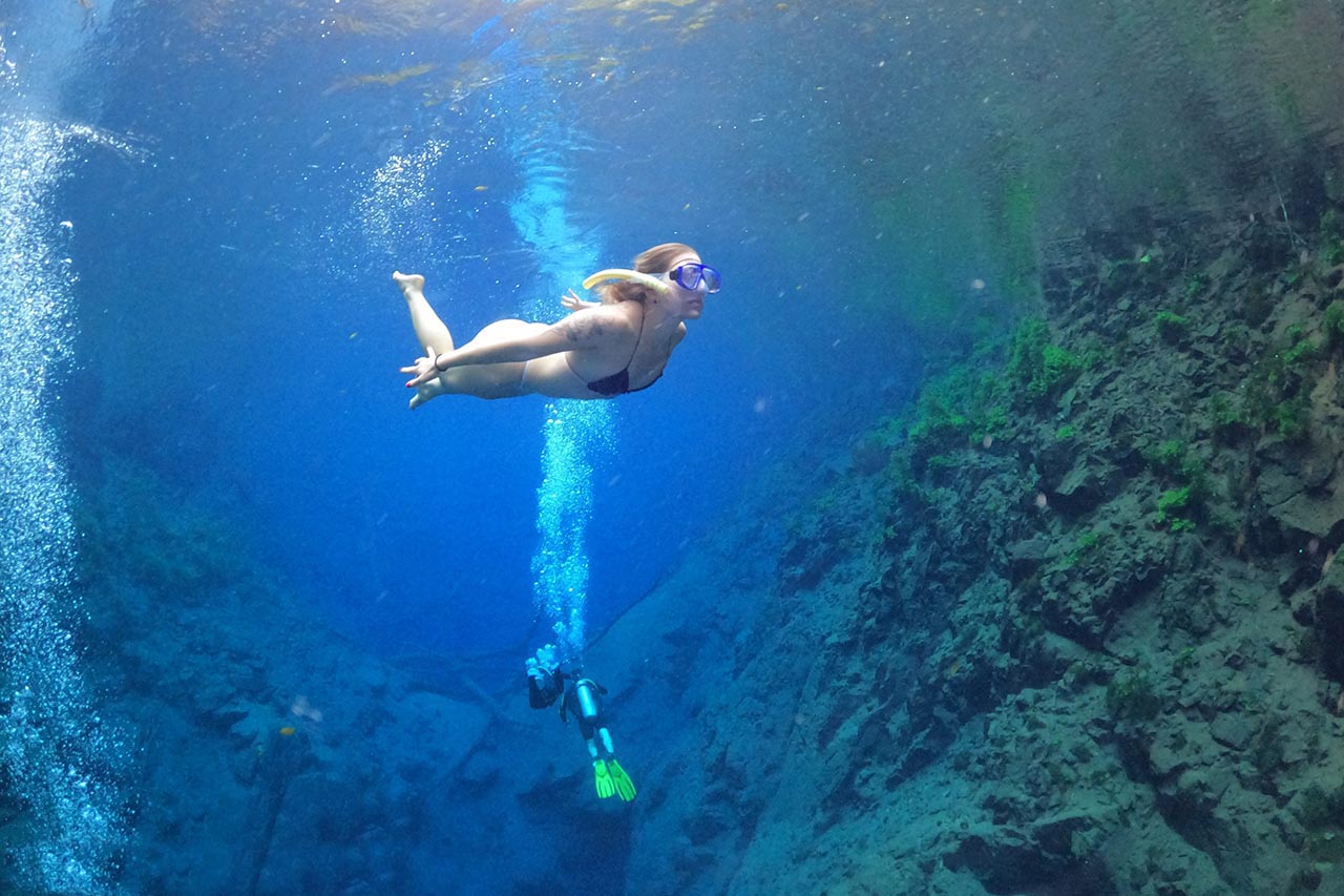 Flutuação na Lagoa Misteriosa