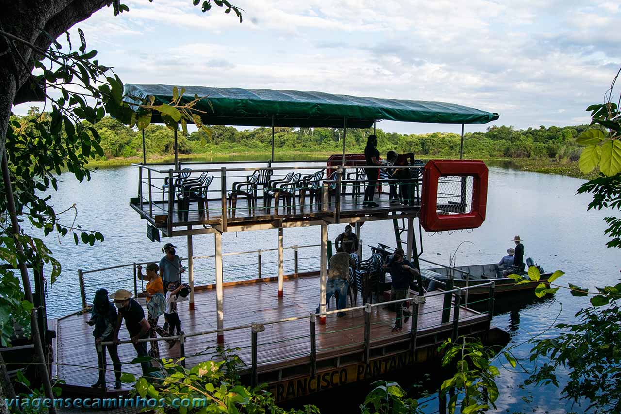 Passeio de chalana na Fazenda San Francisco - Pantanal