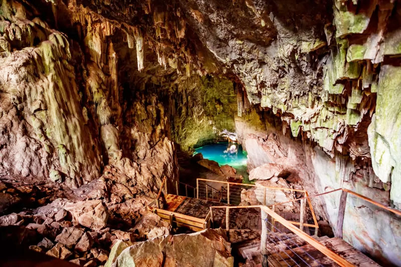 Passeios em Bonito - Gruta do Mimoso