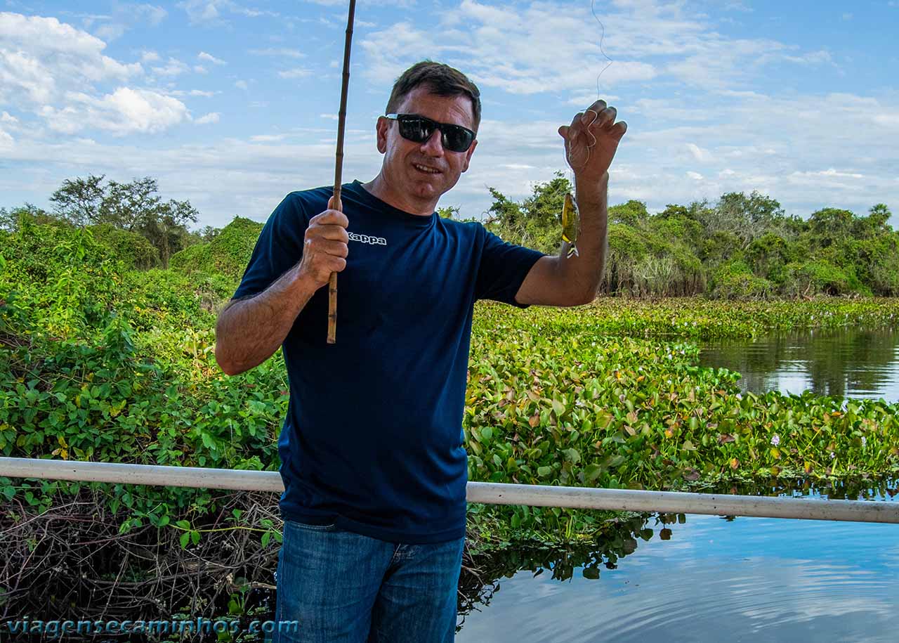 Pesca de piranha no Pantanal