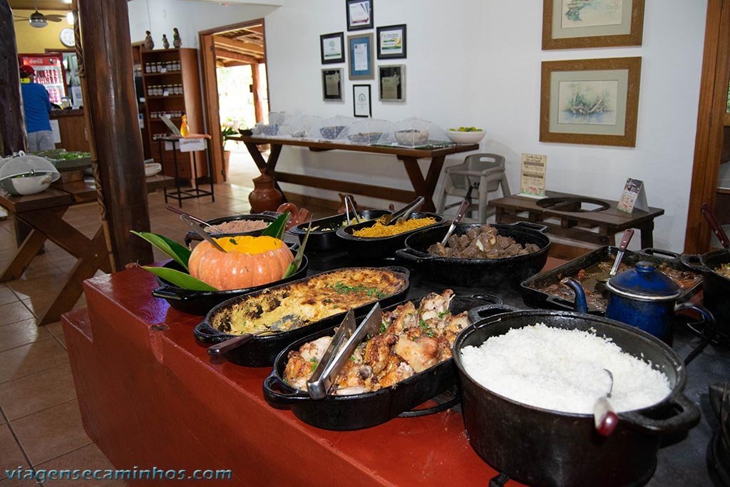 Restaurante no Recanto Ecológico Rio da Prata