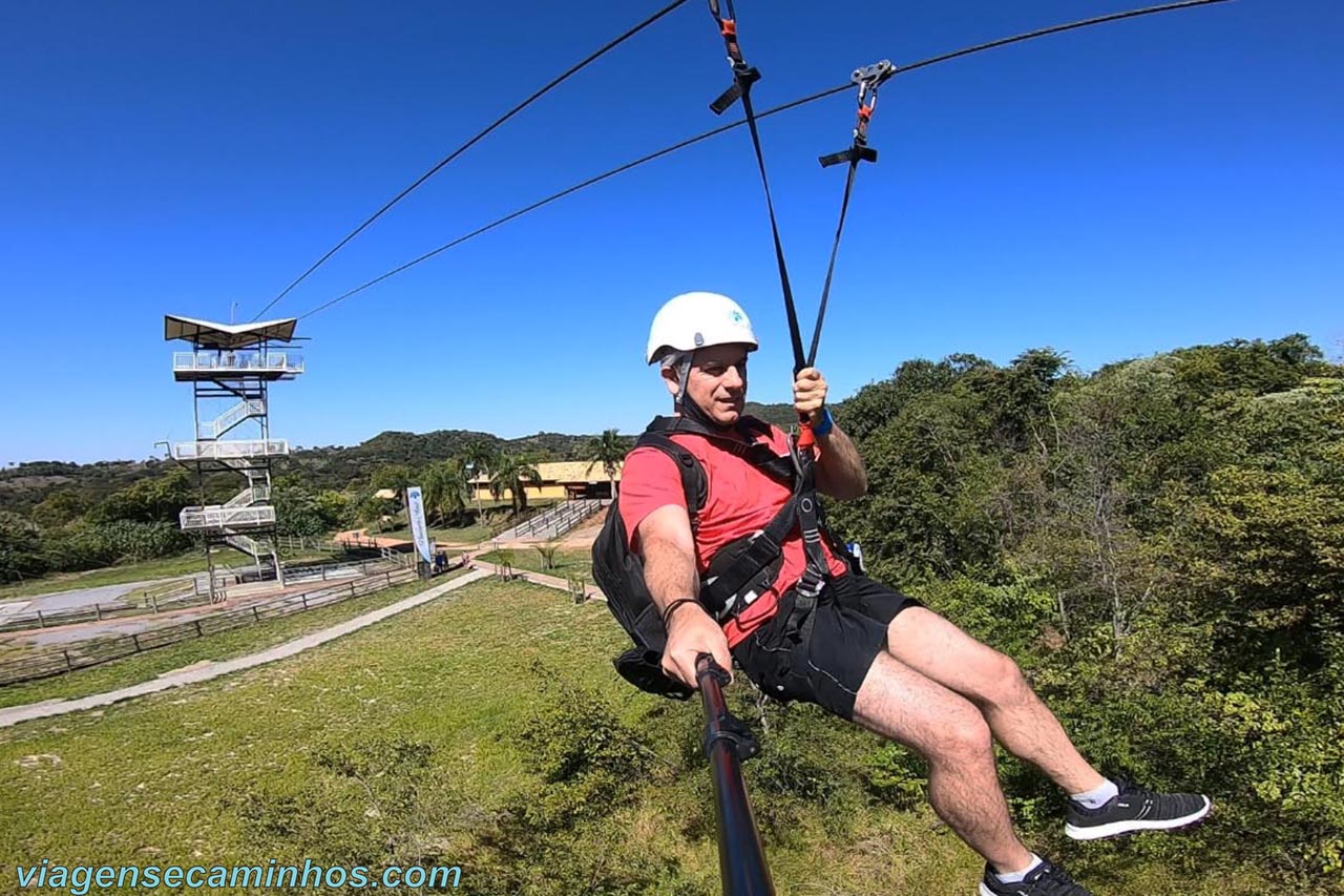 O que fazer em Bonito MS: Tirolesa em Bonito