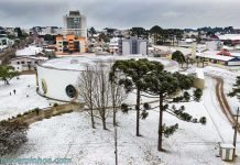 Neve no Rio Grande do Sul - Vacaria RS