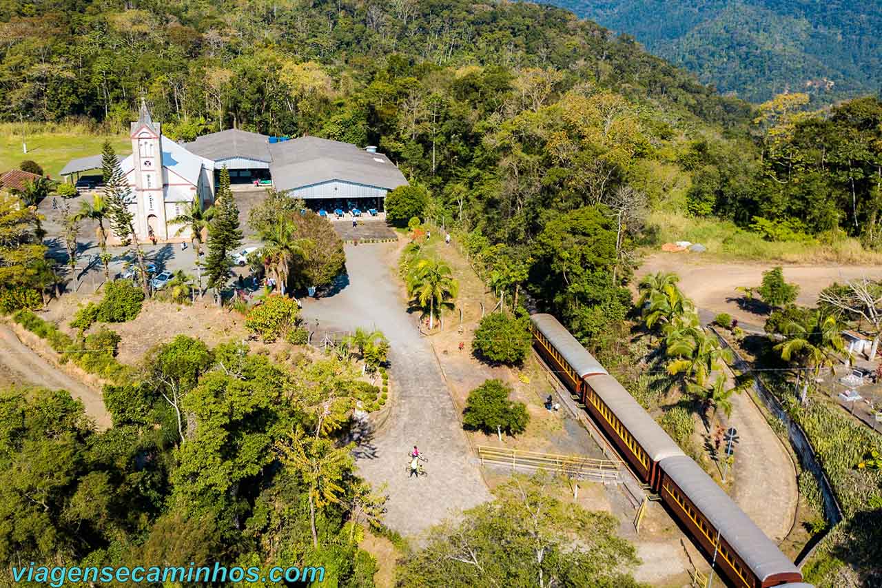 Almoço no passeio de Maria Fumaça Rio Negrinho