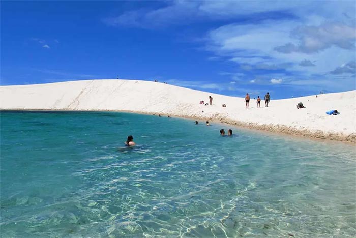 Passeio nos Lençóis Maranhenses - Lagoa Azul