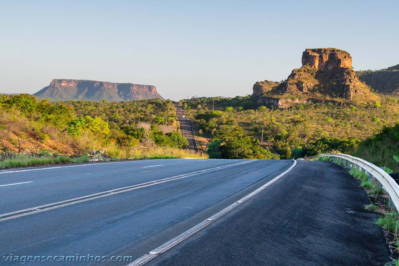 Estrada na Chapada das Mesas