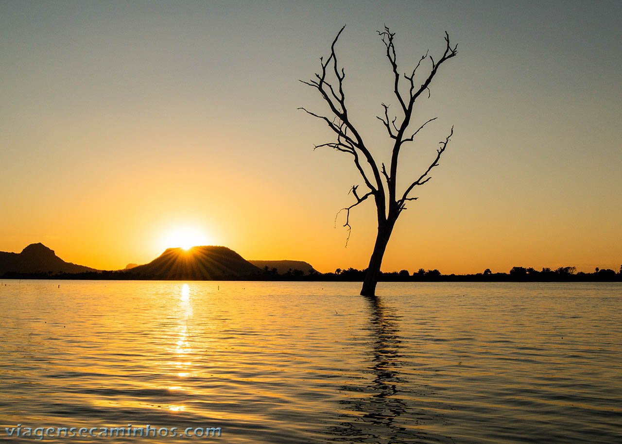 Pôr do Sol no Rio Tocantins